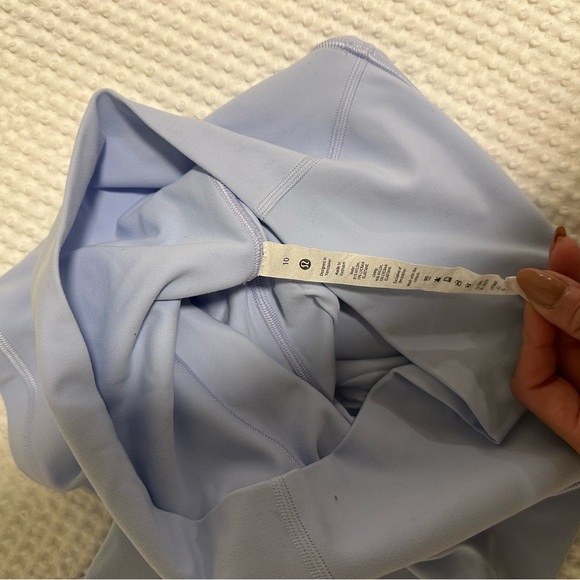 LULULEMON Pastel Blue Set (like a cloud bra/ align shorts) - Picture 5 of 5